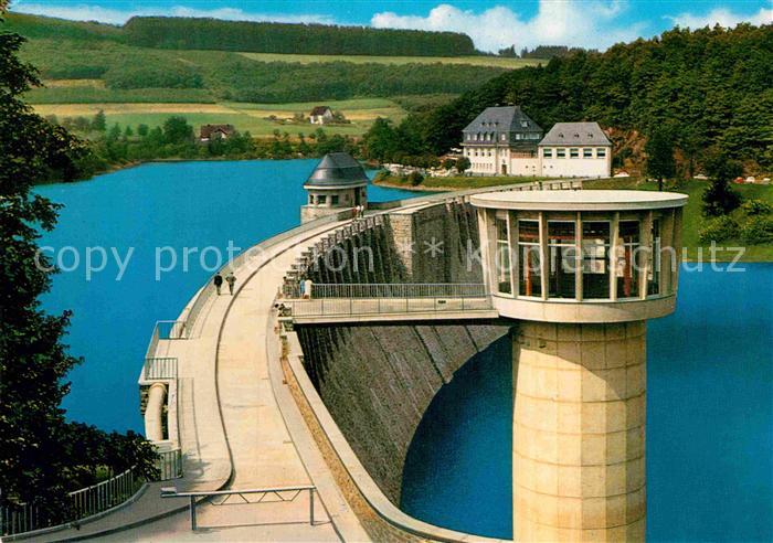 Listertalsperre Biggetalsperre Lister Staumauer