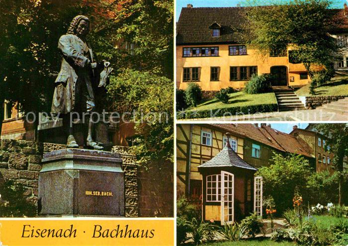 Eisenach Thueringen Bach Denkmal Wohnhaus Garten
