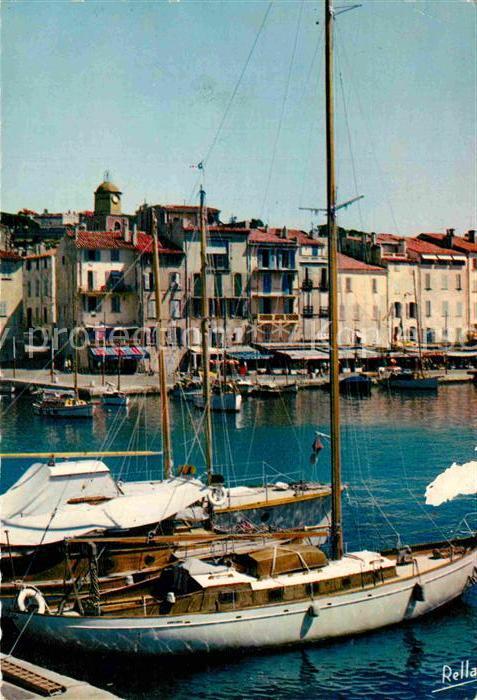 Saint Tropez Var Coin du port et Quai Jean Jaures Cote d