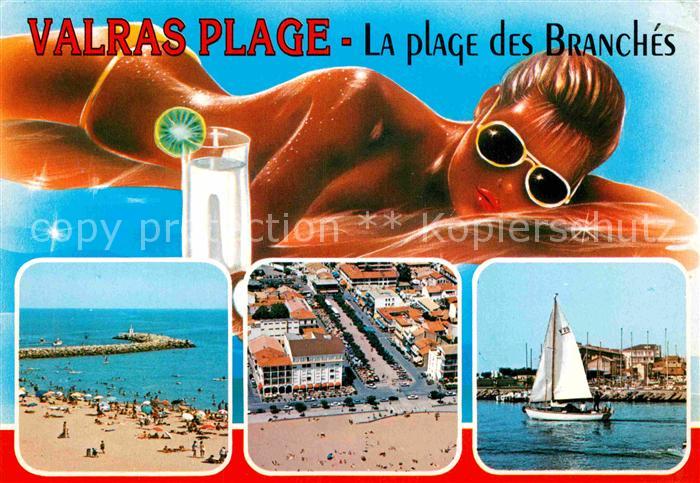 Valras-Plage Plage des Branches Badenixe Strand Segeln