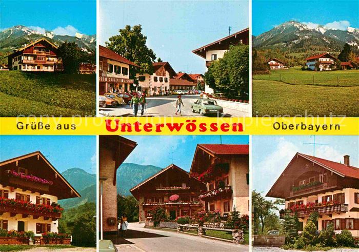 Unterwoessen Teilansichten Luftkurort Wintersportplatz Alpen