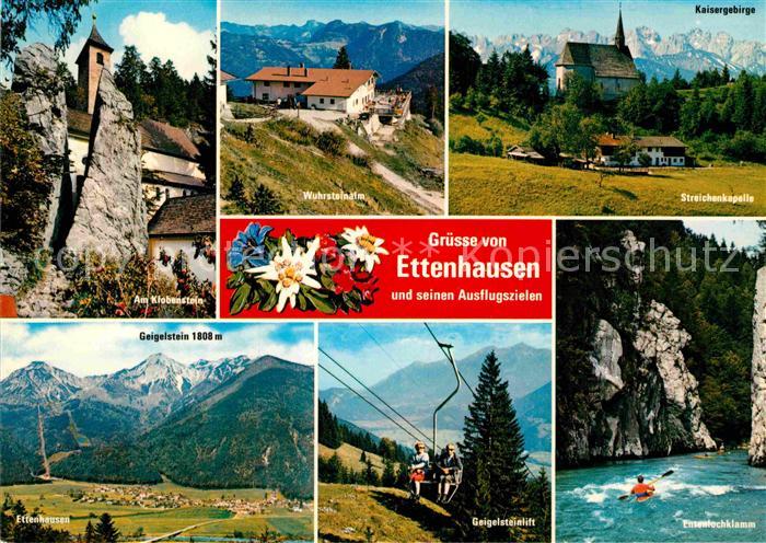 Ettenhausen Schleching Partie Klobenstein Bergkapelle Wuhrsteinalm Sessellift En