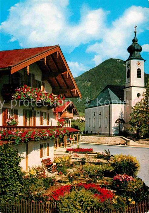 Unterwoessen Ortsmotiv mit Kirche