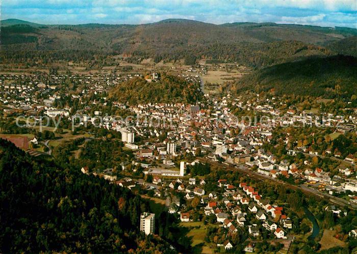 Gladenbach Lahn Hessen Luftkurort Fliegeraufnahme