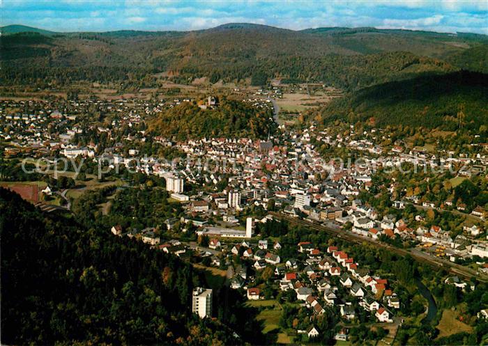 Gladenbach Lahn Hessen Luftkurort Fliegeraufnahme