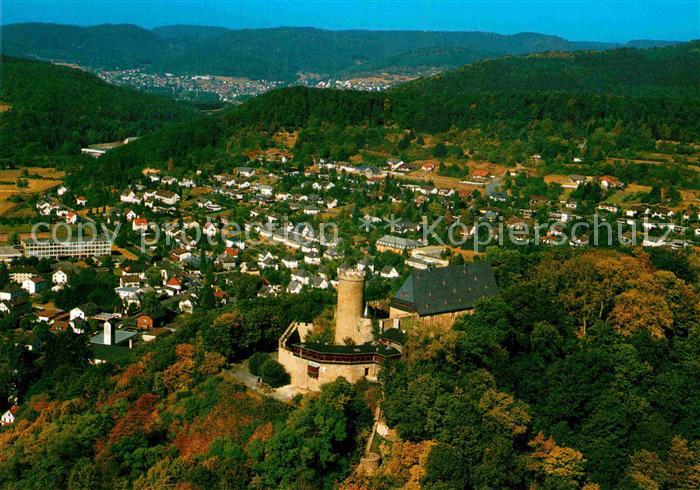 Gladenbach Lahn Hessen Schloss Fliegeraufnahme