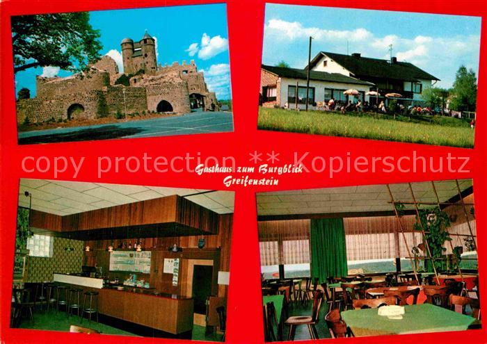 Greifenstein Hessen Gasthaus zum Burgblick Burg