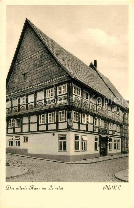 Alfeld Leine aeltestes Haus im Leintal Fachwerkhaus