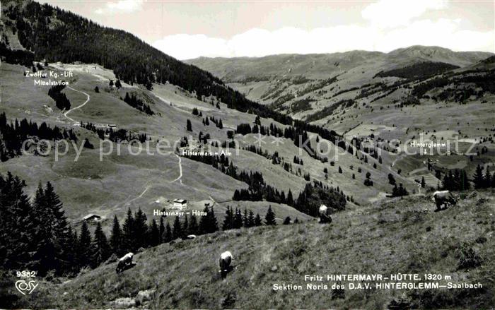 Hinterglemm Saalbach Fritz Hintermayr Huette Landschaftspanorama