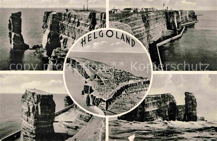 Helgoland Nordseeinsel Lange Anne Felsen Fliegeraufnahme