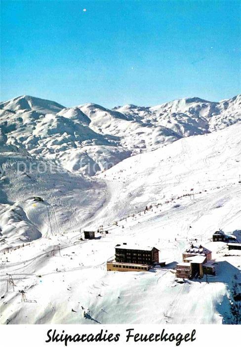 Ebensee Oberoesterreich Skiparadies Feuerkogel Berghotel Skiregion Alpen Flieger