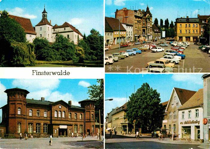 Finsterwalde Schloss Markt Bahnhof Ernst Thaelmann Strasse