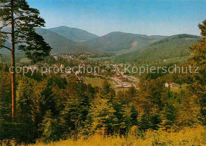 Bad Herrenalb Panorama Blick von Rotensoler Steige Schwarzwald