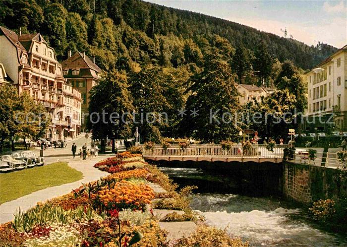 Bad Wildbad Partie an der Enz Kurort Schwarzwald