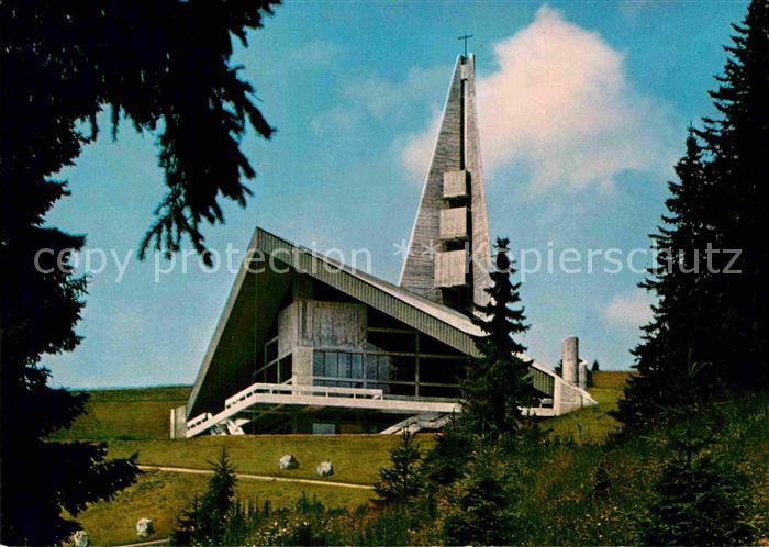 Feldberg Schwarzwald Kirche der Vekrlaerung Christi Architekt Rainer Disse
