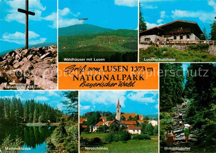 Lusen Bayerischer Wald Gipfel Kreuz Waldhaeuser Lusenschutzhaus Himmelsleiter Wa