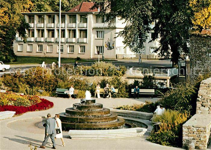Bad Orb Brunnen am Untertor Sanatorium Kurort im Spessart