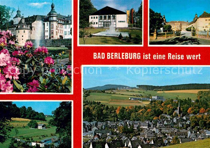 Bad Berleburg Schloss Kurhaus Panorama Kurort