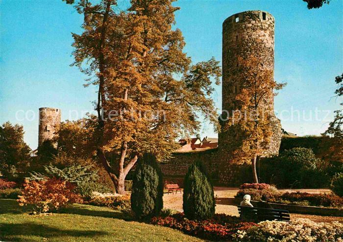 Fritzlar Anlagen an der Stadtmauer Turm