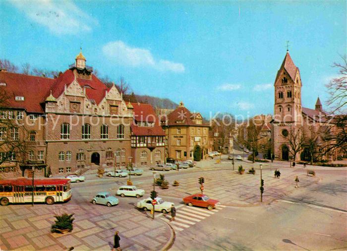 Bergisch Gladbach Marktplatz Rathaus Kirche