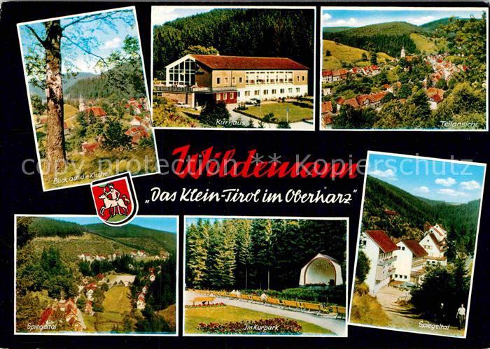Wildemann Harz Goslar Niedersachsen Panorama Kurort Klein Tirol Kirche Kurhaus S