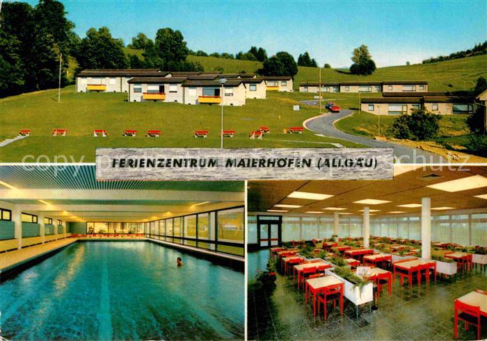 Maierhoefen Allgaeu Ferienzentrum Hallenbad Restaurant