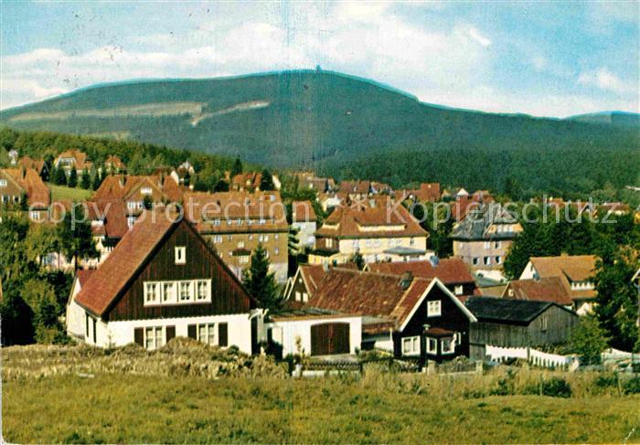 Braunlage Harz Panorama Hoehenluftkurort mit Wurmberg