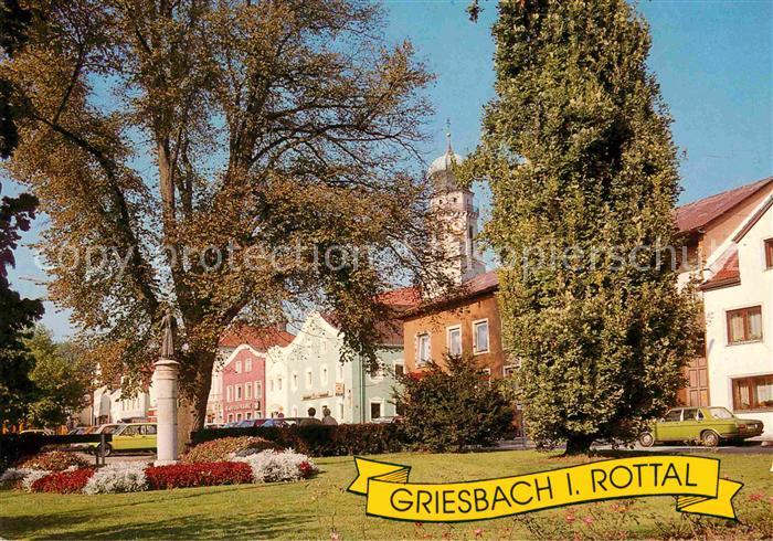 Griesbach Rottal Denkmal Statue Kirchturm Thermal Luftkurort