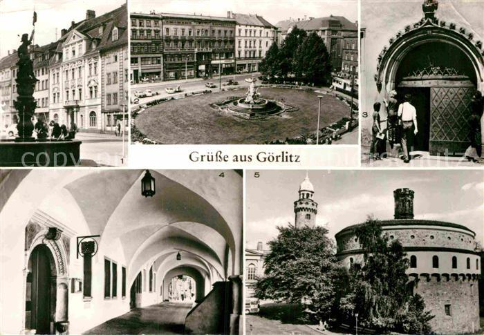 Goerlitz Sachsen Information Leninplatz Platz der Befreiung Fluesterbogen Lange