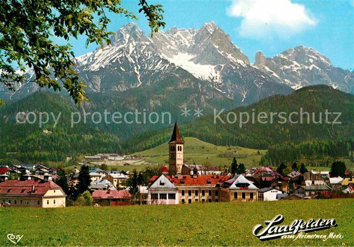 Ramseiden Ortsansicht mit Kirche Alpen