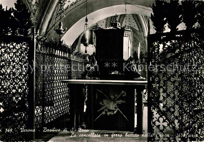 Verona Veneto Basilica di S Zeno Cancellata