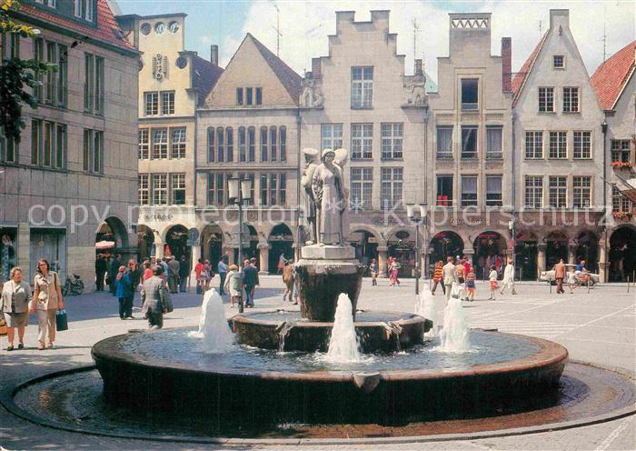 Muenster Westfalen Lambertusbrunnen Universitaetsstadt