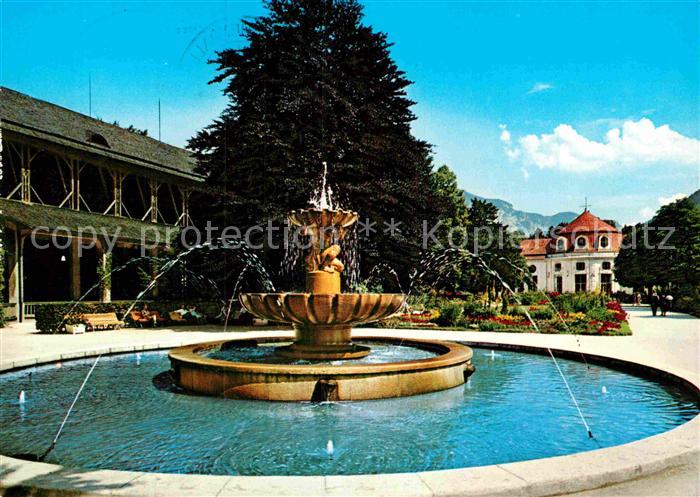 Bad Reichenhall Kurpark Springbrunnen
