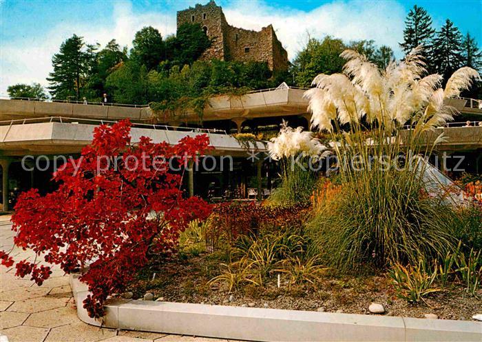 BADENWEILER BW Promenadendeck neues Kurhaus Burgruine Thermalkurort Schwarzwald