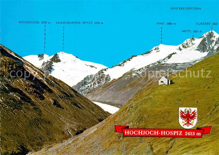 Hochjoch Hospiz Gebirgspanorama Verwall