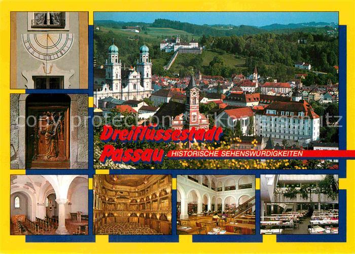 PAssAU Bayern Stadtbild Dreifluessestadt Historische Sehenswuerdigkeiten