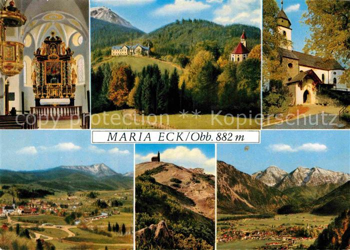 Maria Eck Kloster Wallfahrtskirche Alpenpanorama