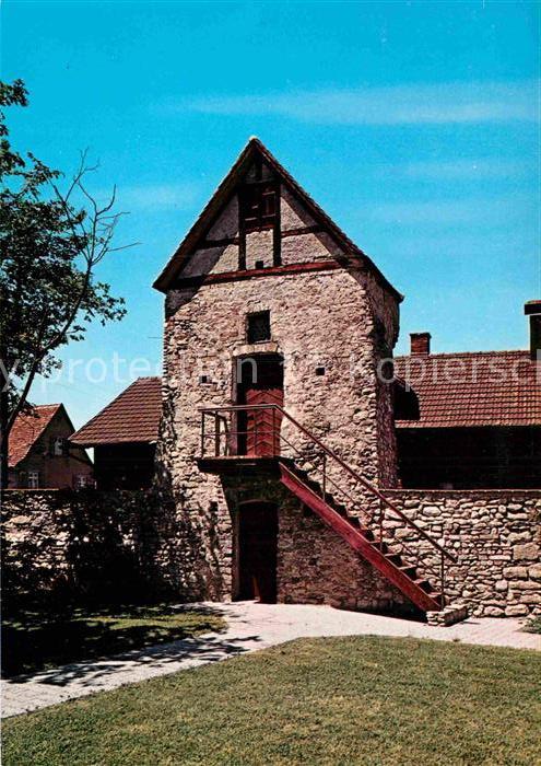 Saulgau Katzenturm mit Stadtmauer
