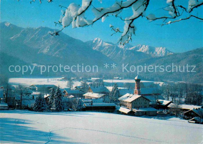 Fischbachau Winterpanorama Alpen