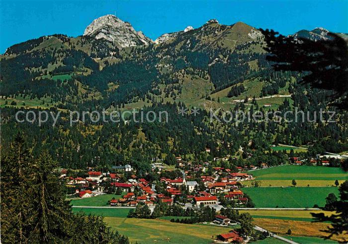 Bayrischzell Panorama Blick gegen Wendelstein