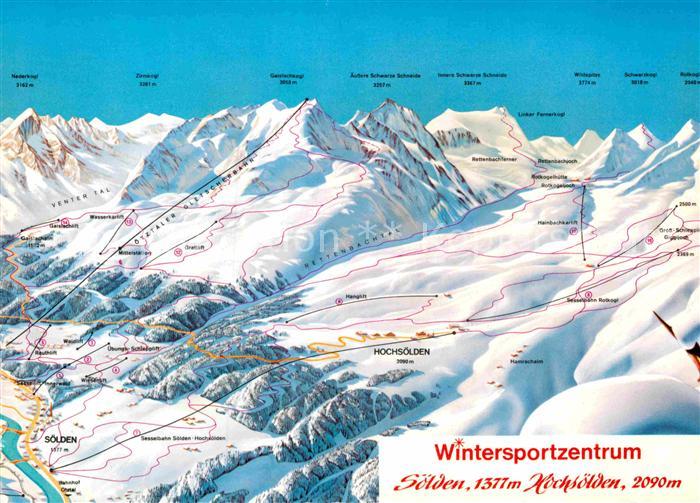 Soelden oetztal Wintersportzentrum oetztaler Alpen