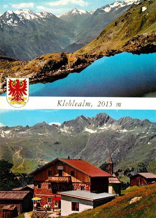 oetztal Tirol Kleblealm Bergsee Alpenpanorama