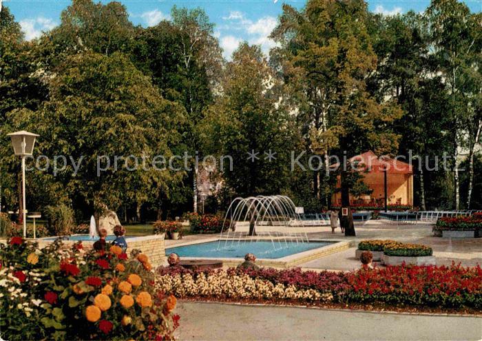 Bad Steben Kuranlage Musikpavillon Kurort im Frankenwald