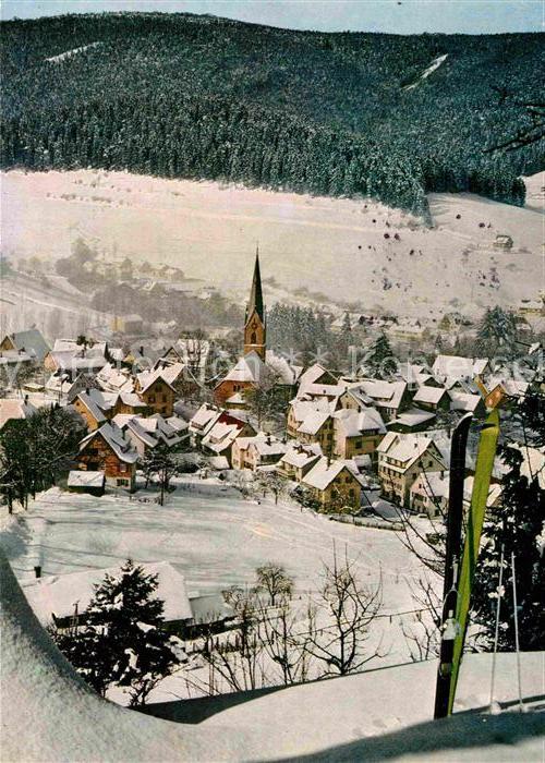 Baiersbronn Schwarzwald Panorama Luftkurort Wintersportplatz