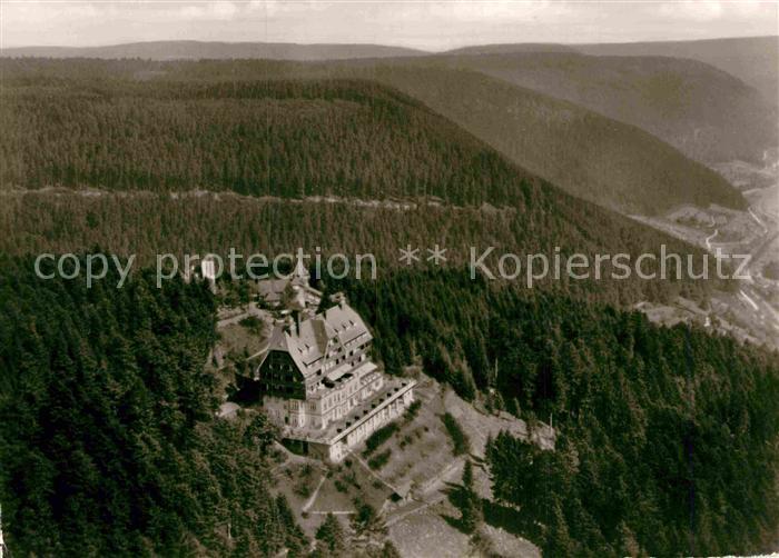 Bad Wildbad Sommerberghotel Schwarzwald Fliegeraufnahme