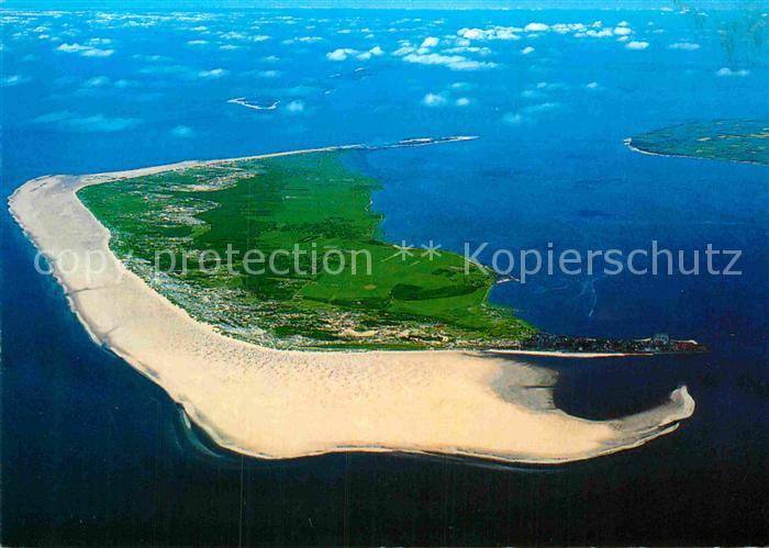 Amrum Nordseeinsel Fliegeraufnahme