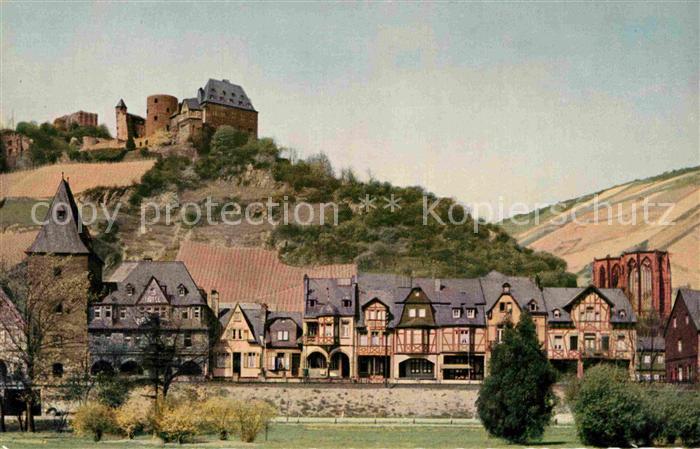 Bacharach Rhein Altstadt Wernerkapelle Burg