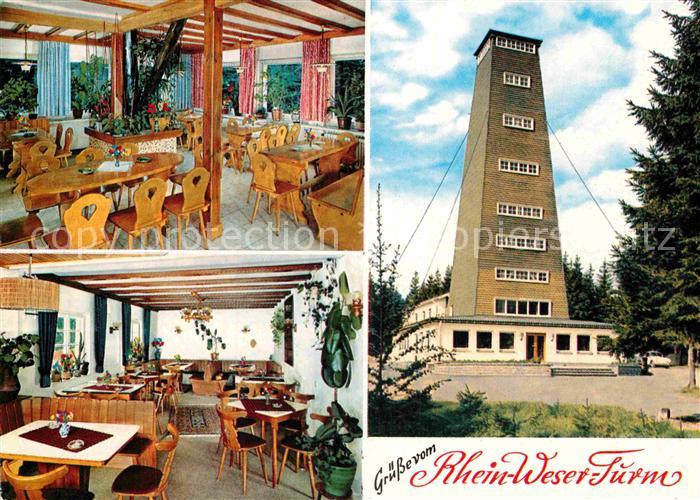 Oberhundem Rhein Weser Turm Restaurant Aussichtsturm