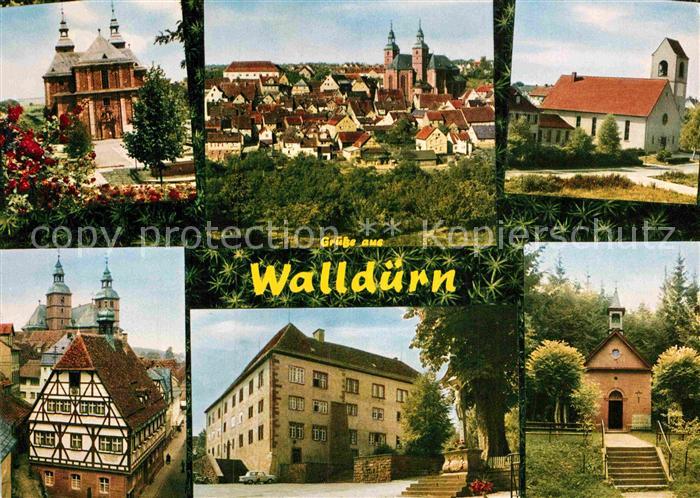 Wallduern Teilansichten Altstadt Kirche Kapelle Fachwerkhaus