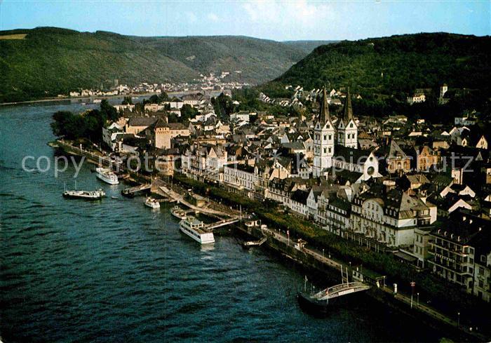 Boppard Rhein Fliegeraufnahme